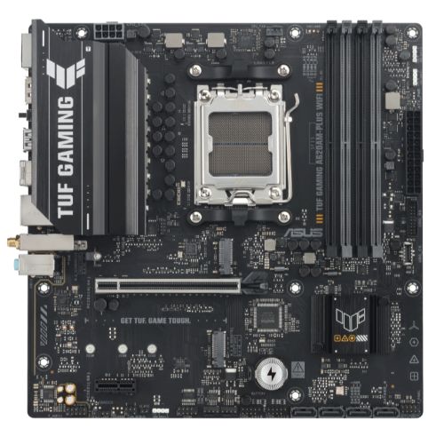 Asus TUF GAMING A620AM-PLUS WIFI, AMD A620A, AM5, Micro ATX, 4 DDR5, HDMI, 2 DP, Wi-Fi 6, 2.5G LAN, 2x M.2