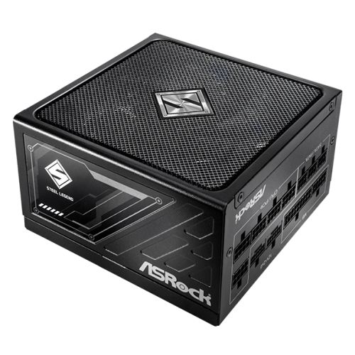 Asrock 1200W Steel Legend SL-1200G PSU, Fully Modular, 80+ Gold, Cybenetics Platinum & Lambda A, ATX 3.1, PCIe 5.1