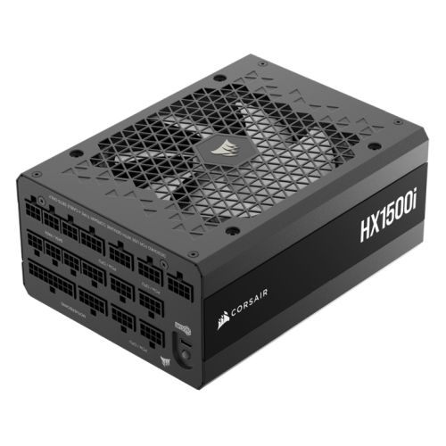 Corsair 1500W HX1500i (C20) V3 PSU, Fluid Dynamic Fan, Fully Modular, Ultra-Low Noise, 80+ Platinum, ATX 3.1, PCIe 5.1