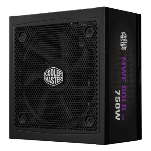 Cooler Master 750W MWE Gold V3 ATX 3.1 PSU, Fully Modular, HDB Bearing Fan, 80+ Gold, PCIe 5.1