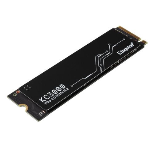 Kingston 2TB KC3000 M.2 NVMe Gen4 SSD, M.2 2280, PCIe4, 3D TLC NAND, R/W 7000/7000 MB/s, 1M/1M IOPS, Aluminium Heatspreader