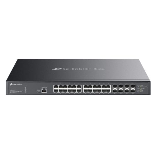 TP-LINK (SX3832MPP) Omada 32-Port 10GE L2+ Managed Switch with 24-Port PoE++, 8x 1/10 Gbps SFP+ Slots, Rackmountable